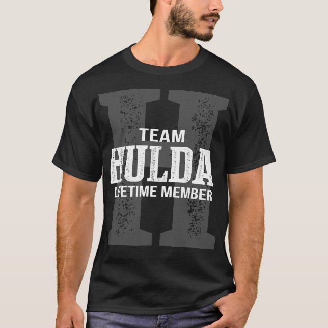 Camiseta Membro do Tempo de Vida da Equipe HULDA (Frente)