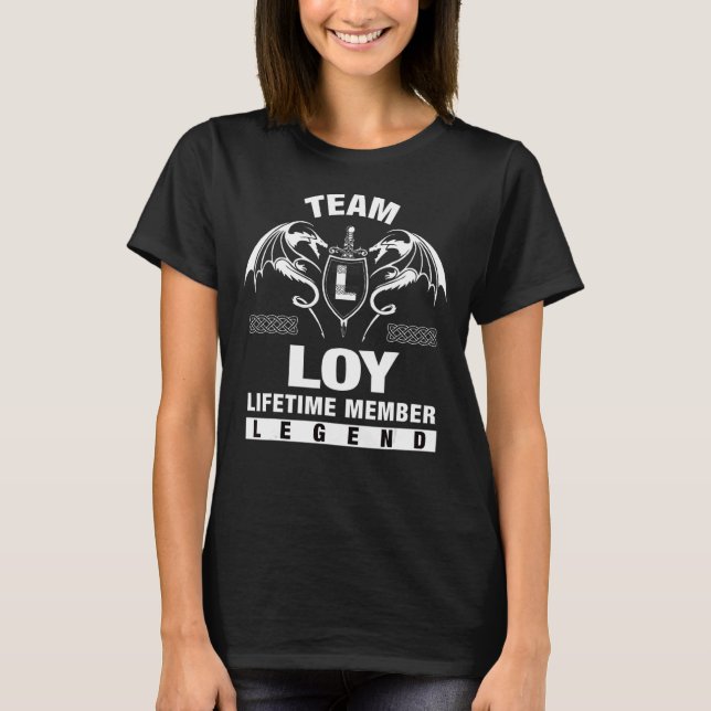 Camiseta Membro do Tempo de Vida da Equipe Loy (Frente)