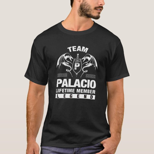 Camiseta Membro do Tempo de Vida da Equipe Palacio (Frente)