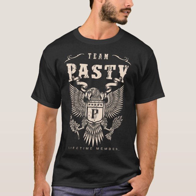 Camiseta Membro do Tempo de Vida da EQUIPE PASTY. (Frente)