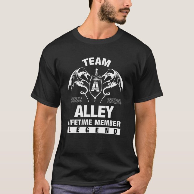 Camiseta Membro do Tempo de Vida do Beco de Equipe (Frente)