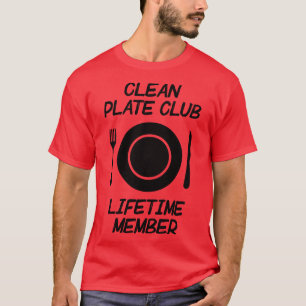 Camiseta Membro do Tempo de Vida do Clube de Placa Limpa