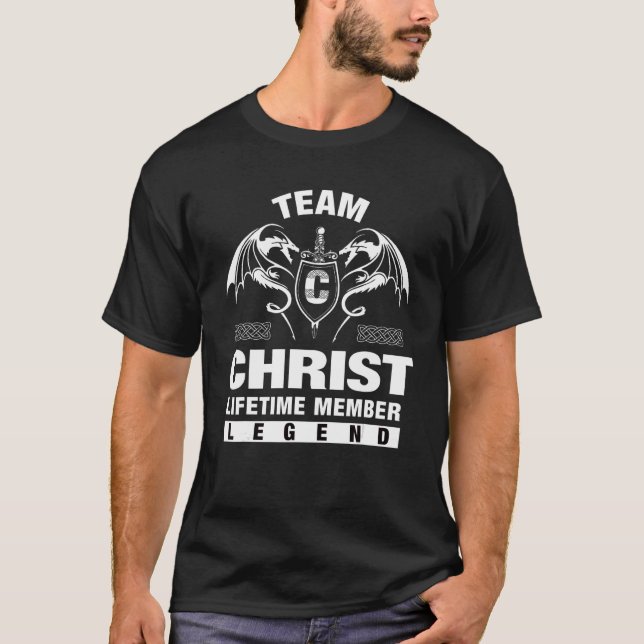 Camiseta Membro do Tempo de Vida do Cristo de Equipe (Frente)