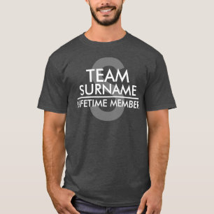 Camiseta Membro do Tempo de Vida do TEAM (apelido)
