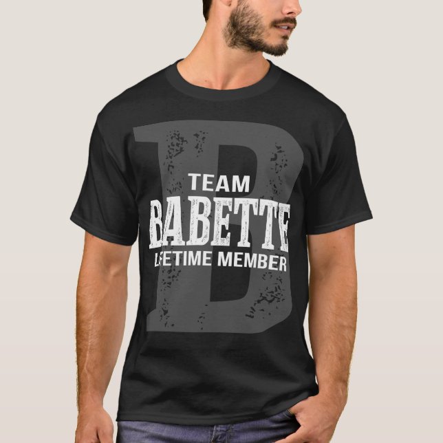 Camiseta Membro do Tempo de Vida do Team BABETTE (Frente)
