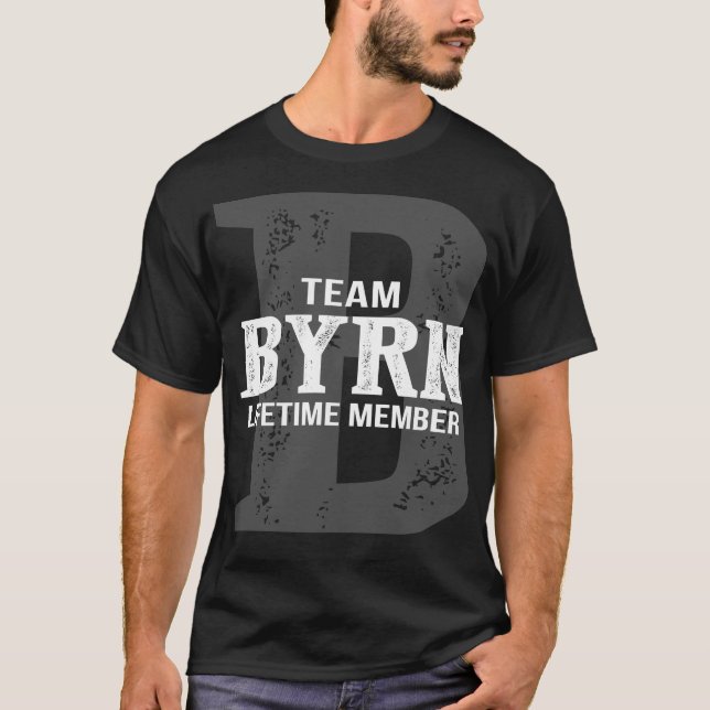 Camiseta Membro do Tempo de Vida do Team BYRN (Frente)