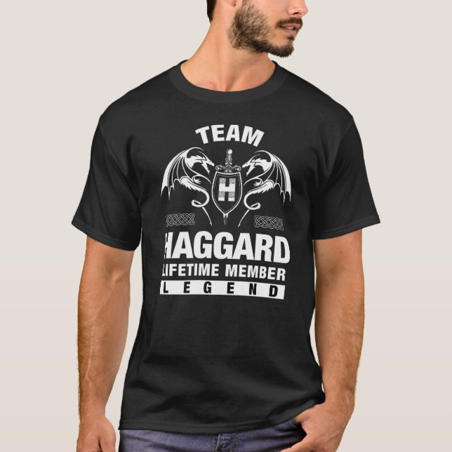 Camiseta Membro do Tempo de Vida do Team Haggard (Frente)