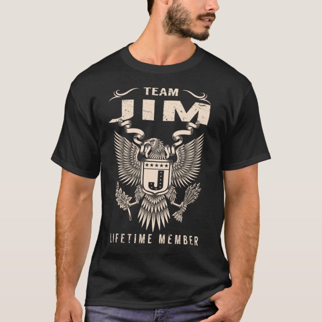 Camiseta Membro do Tempo de Vida do Team JIM (Frente)