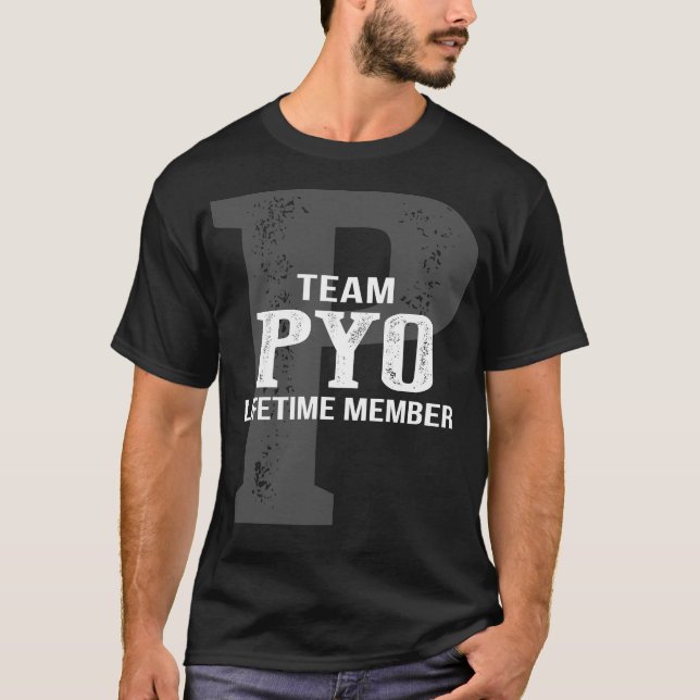 Camiseta Membro do Tempo de Vida do Team PYO (Frente)