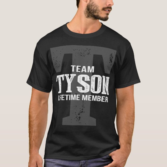 Camiseta Membro do Tempo de Vida do Team TYSON (Frente)