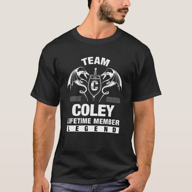 Camiseta Membro do Time Coley (Frente)