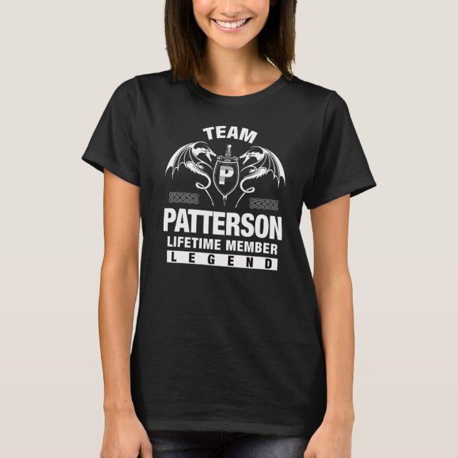 Camiseta Membro do Time Patterson (Frente)