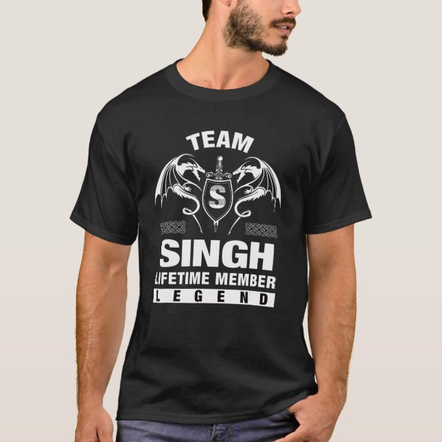 Camiseta Membro do Time Singh (Frente)