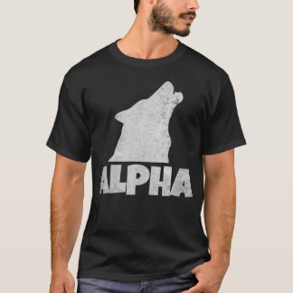 Camiseta Membro do Wolf Pack Alfa Lone Willife Howling