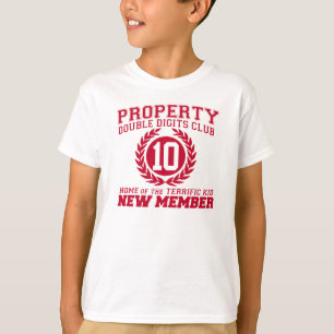 Camiseta MEMBRO novo 10o B'day do clube dos dois dígitos d