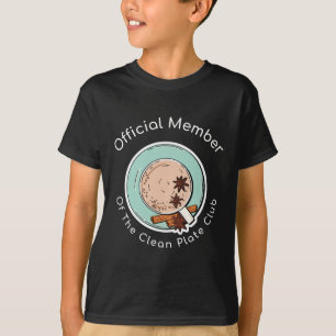Camiseta Membro Oficial Do Clean Plate Club-School