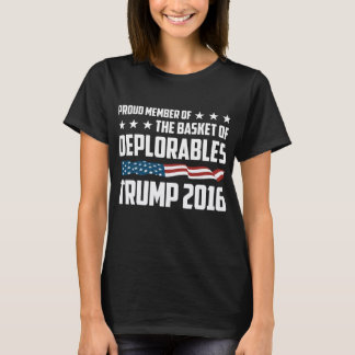 Camiseta Membro orgulhoso da cesta de Deplorables - 2016