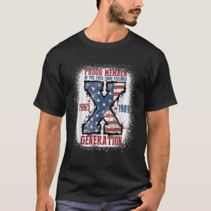 Camiseta Membro Orgulhoso Da Geração X De Seus Sentimentos