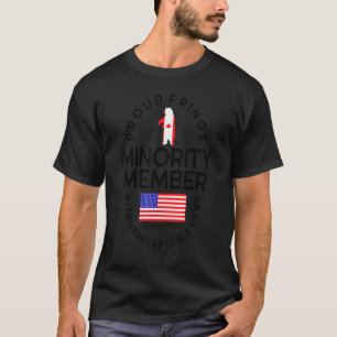 Camiseta Membro Orgulhoso da Minoria Fringe Comboio da Libe