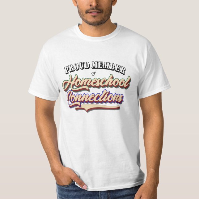 Camiseta Membro Orgulhoso das Conexões de Escolas Doméstica (Frente)