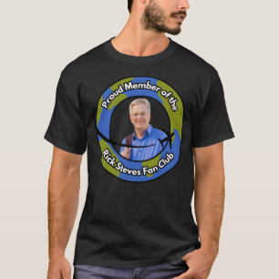 Camiseta Membro Orgulhoso do Clube de Fãs do Rick Steves