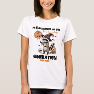 Camiseta Membro Orgulhoso Do Fck Your Feelings Generation X