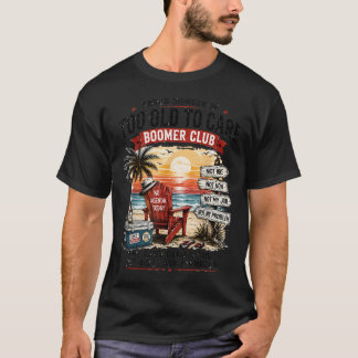 Camiseta Membro Orgulhoso do Retro do Clube Velho Demais Pa