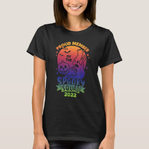 Camiseta Membro Orgulhoso do Spooky Squad 2022 Feliz Dia da