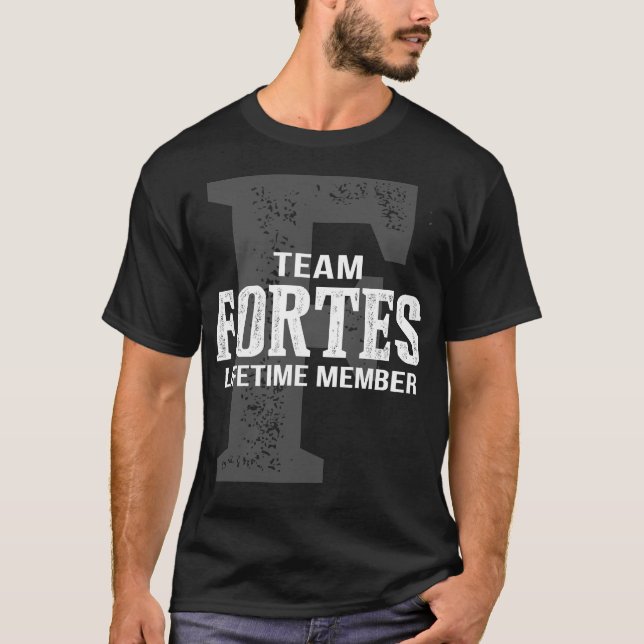 Camiseta Membro Vitalício da Equipe FORTES (Frente)