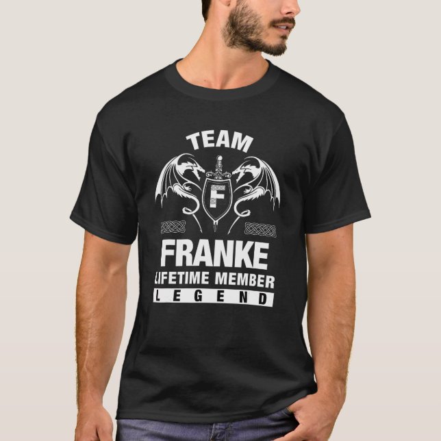 Camiseta Membro Vitalício da Equipe Franke   (Frente)