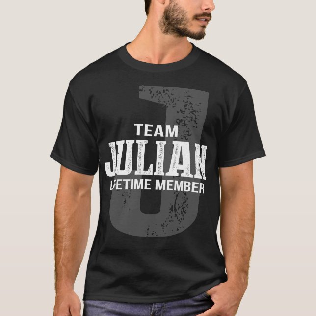 Camiseta Membro Vitalício da Equipe JULIAN (Frente)