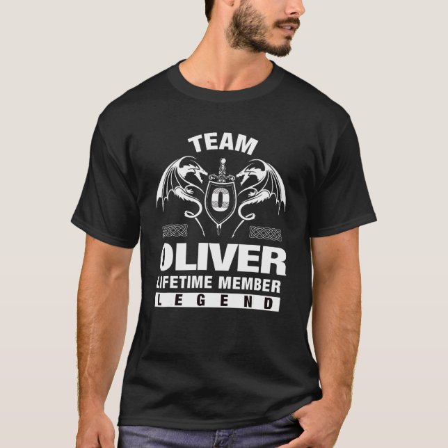 Camiseta Membro Vitalício da Equipe Oliver (Frente)