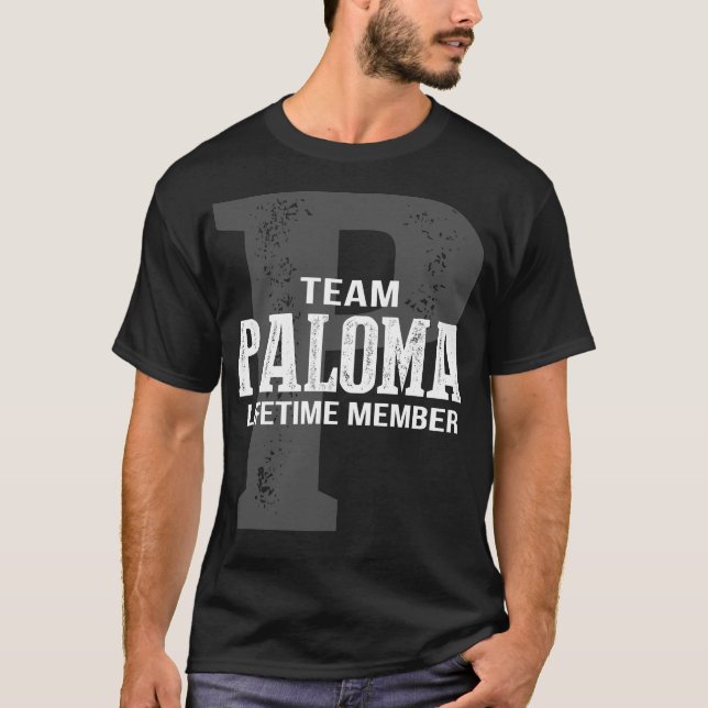 Camiseta Membro Vitalício da Equipe Paloma (Frente)