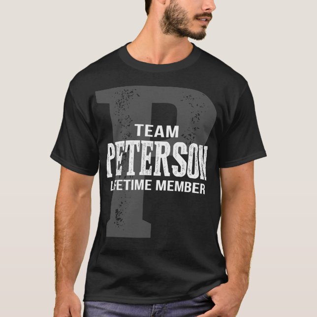 Camiseta Membro Vitalício da Equipe PETERSON (Frente)