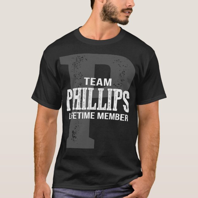 Camiseta Membro Vitalício da Equipe PHILLIPS (Frente)