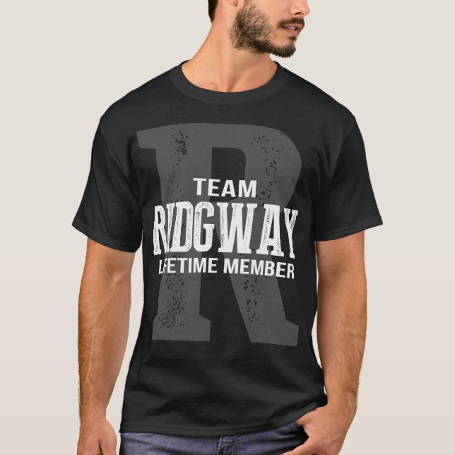 Camiseta Membro Vitalício da Equipe RIDGWAY (Frente)