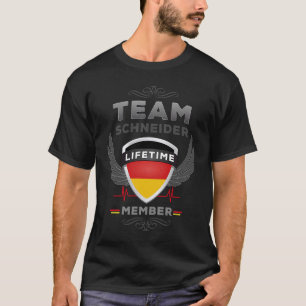 Camiseta Membro Vitalício da Equipe Schneider ou Herança Al