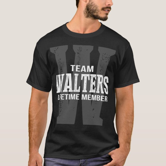 Camiseta Membro Vitalício da Equipe WALTERS (Frente)