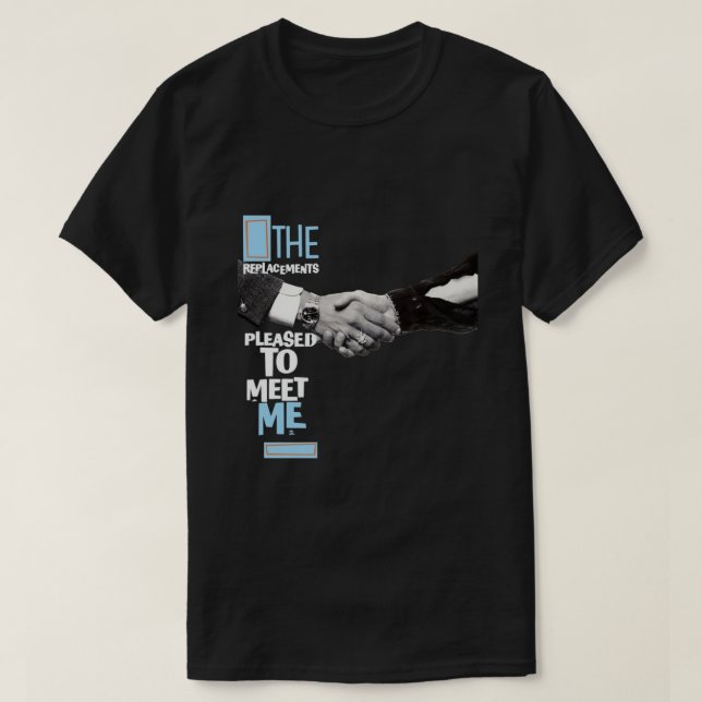 Camiseta Membros Da Banda Rock De Substituições Presente Pa (Frente do Design)