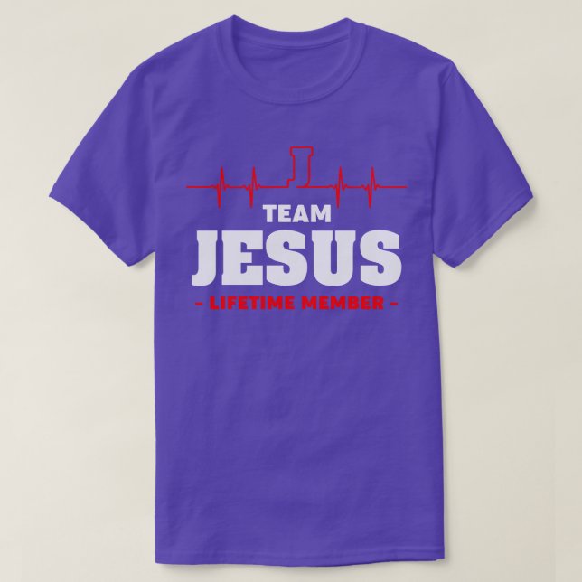 Camiseta Membros da equipe de Jesus (Frente do Design)