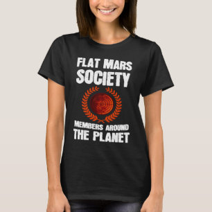 Camiseta Membros da Sociedade de Marte Plano ao Redor do Pl