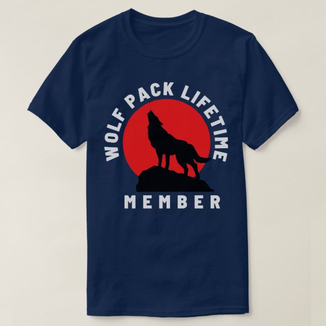 Camiseta Membros do Wolf Pack Lifetime 17 (Frente do Design)