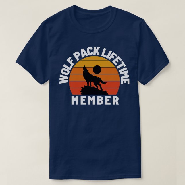 Camiseta Membros do Wolf Pack Lifetime 28 (Frente do Design)