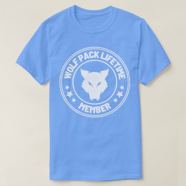 Camiseta Membros do Wolf Pack Lifetime 34 (Frente do Design)
