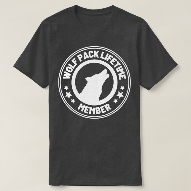 Camiseta Membros do Wolf Pack Lifetime 37 (Frente do Design)