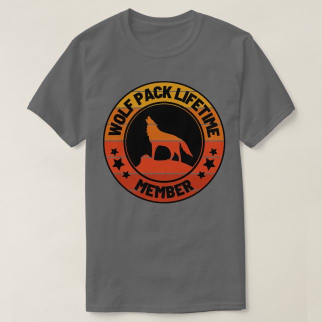 Camiseta Membros do Wolf Pack Lifetime 39 (Frente do Design)