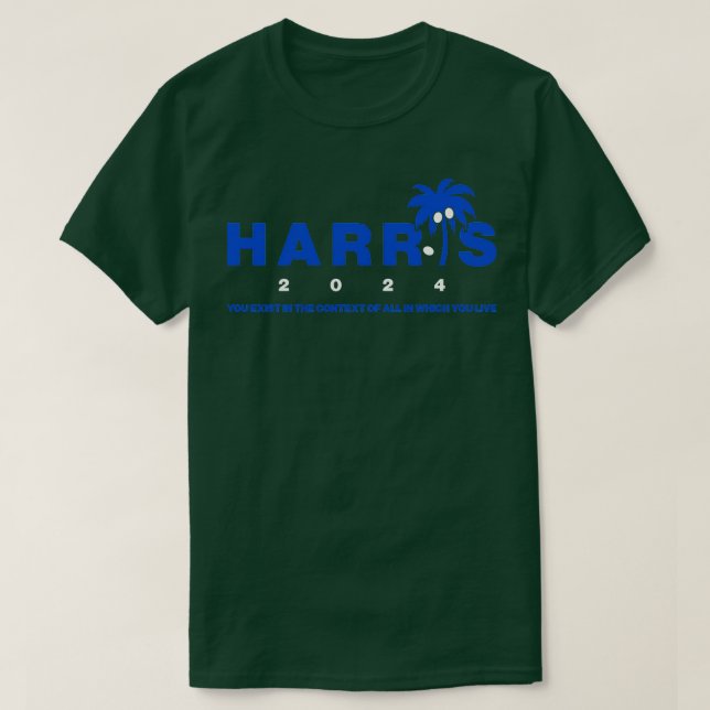 Camiseta Meme 2024 de Kamala Coconut (Frente do Design)