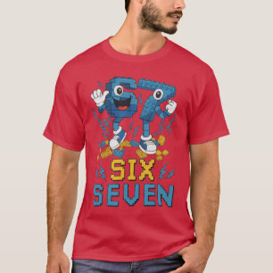 Camiseta Meme 67 Si Seven 6 7 Rot de Cérebro Italiano para