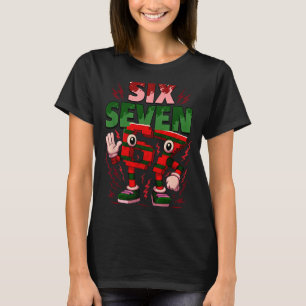 Camiseta Meme 6 7 Seis Sete Italiano Rotação Cerebral Natal