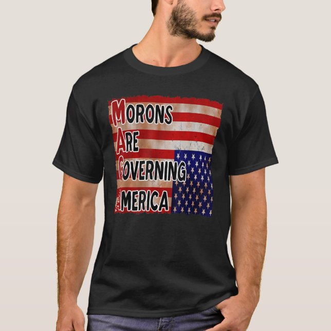 Camiseta Meme Anti-Trump Engraçado MAGA Definição 86 45 (Frente)